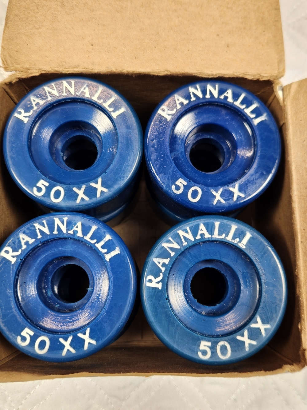 Vintage Rannalli 50XX Dance & Freestyle Roller Skate Wheels - Set of 8